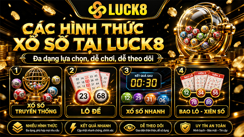 Nhiều loại hình cá cược lô đề xổ số